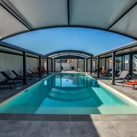 Le Mousse Maison Avec Piscine/parking/wifi/plages 5kms * 레 마트