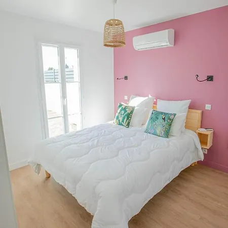 Le Mousse Maison Avec Piscine/parking/wifi/plages 5kms 펜션 *