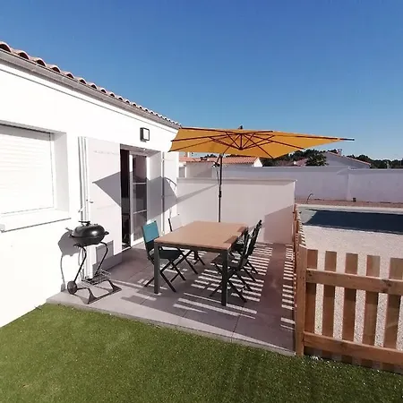 펜션 Le Mousse Maison Avec Piscine/parking/wifi/plages 5kms *