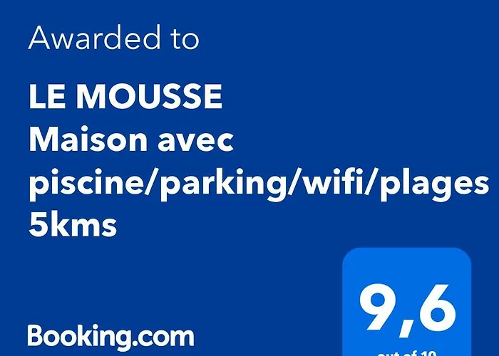 Сasa de vacaciones Le Mousse Maison Avec Piscine/parking/wifi/plages 5kms Les Mathes